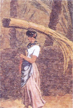 vignette de Figure 10 - Bordighera : rcolte des palmes par Ghensinger (fin XIX)