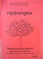 vignette Hydrangea Shamrock, Rpertoire International des noms de cultivars, 2003