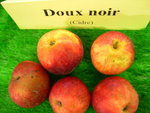 vignette pomme 'Doux Noir',  cidre