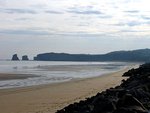 vignette La plage d'Hendaye et les rochers des deux jumeaux