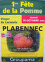 vignette 1 - Affiche 1re Fte de la Pomme au Verger de Locmaria de la SHBL  Plabennec