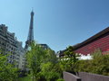 vignette La Tour Eiffel vue du Quai Branly