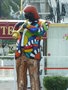 vignette Statue de Nikki de Saint Phalle ici une reprsentation de Miles Davis devant le Negresco