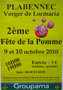 vignette Affiche 2ème Fête de la Pomme, les 9 et 10 octobre 2010, Verger de Locmaria, Plabennec