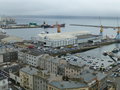 vignette Le port de Brest vue du haut du Monument Amricain
