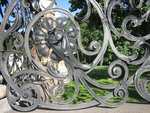 vignette Saint-Petersbourg : motif floral grille 'Art Nouveau'