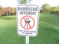 vignette Panneau Barbecue interdit