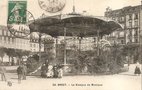 vignette Carte postale ancienne - Brest, le kiosque de Musique vers 1910