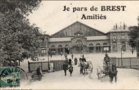 vignette Carte postale ancienne - Brest, Je Pars de Brest Amitis