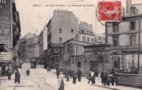 vignette Carte postale ancienne - Brest, la rue de Siam et la banque de France