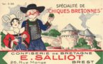 vignette Carte postale ancienne - Brest, E Salliot , spcialit de Chiques Bretonnes