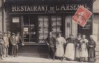 vignette Carte postale ancienne - Brest, Restaurant de l'Arsenal
