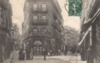 vignette Carte postale ancienne - Brest, la rue de Siam et la rue du petit moulin