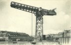 vignette Carte postale ancienne - Brest, port militaire, la nouvelle grue lectrique
