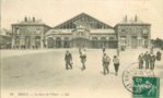 vignette Carte postale ancienne - Brest, la gare vers 1910