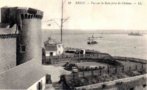 vignette Carte postale ancienne - Brest, vue sur la rade prise du chateau