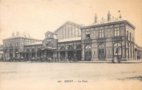vignette Carte postale ancienne - Brest, la gare