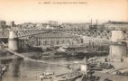 vignette Carte postale ancienne - Brest, le grand pont et le pont gueydon