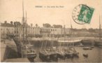 vignette Carte postale ancienne - Brest, un coin du port de commerce