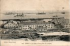 vignette Carte postale ancienne - Brest, la rade et terre plein de Lanninon