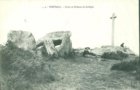 vignette Carte postale ancienne - Portsall, Calvaire et dolmen du Guilliguy (ou Guilligui)