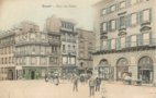 vignette Carte postale ancienne - Brest, place des portes