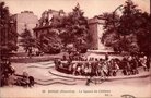 vignette Carte postale ancienne - Brest, Le square de la place du chateau