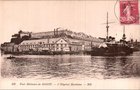 vignette Carte postale ancienne - Brest, port miitaire, l'hpital maritime