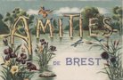 vignette Carte postale ancienne - Amitis de Brest