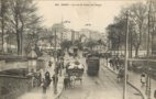 vignette Carte postale ancienne - Brest, la rue de paris, les glacis