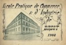 vignette Carte postale ancienne - Brest, cole pratique de commerce et d'industrie en 1908