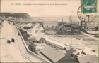 vignette Carte postale ancienne - Brest, les rampes, port de Commerce , vue sur la forme de radoub
