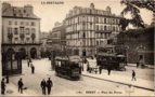 vignette Carte postale ancienne - Brest, Place des portes