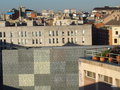 vignette toits de Barcelone , vue depuis l'htel