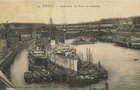 vignette Carte postale ancienne - Brest, intrieur du port de Brest