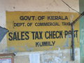 vignette Check point entre au Kerala