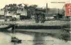 vignette Carte postale ancienne - Brest, bassin de Porstrein, l'usine  gaz