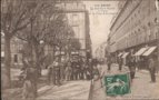 vignette Carte postale ancienne - Brest, la rue de la mairie et la place de la tour d'Auvergne