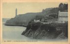 vignette Carte postale ancienne - Brest, le phare de Portzic  l'entre du goulet