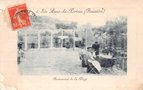 vignette Carte postale ancienne - Environs de Brest, Sainte Anne du Portzic, restaurant de la plage