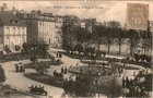 vignette Carte postale ancienne - Brest, le square de la place du chateau