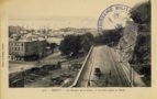 vignette Carte postale ancienne - Brest, la rampe de la gare,  l'arrire plan la rade