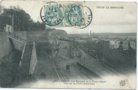 vignette Carte postale ancienne - Brest, les rampes et le cours Dajot vue de la porte nationale