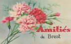 vignette Carte postale ancienne - Amitiés de Brest
