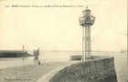 vignette Carte postale ancienne - Brest, phares de l'entre du port de commerce et de la rade