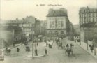 vignette Carte postale ancienne - Brest, la place des portes