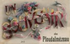 vignette Carte postale ancienne - un souvenir de Ploudalmzeau