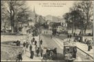 vignette Carte postale ancienne - Brest, place de la libert et entre de la rue de Paris