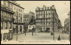 vignette Carte postale ancienne - Brest, la place des portes et l'hotel moderne