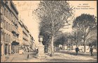 vignette Carte postale ancienne - Brest, rue d'Aiguillon et place Prsident Wilson